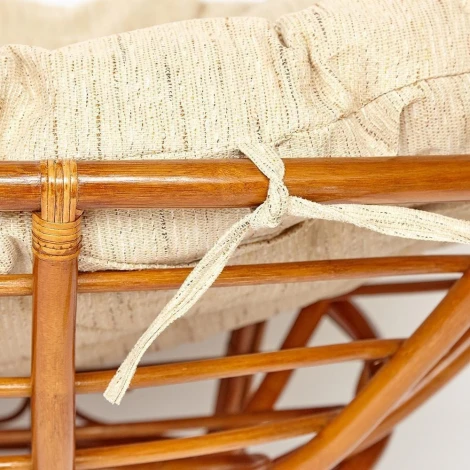 Кресло "MAMASAN" 23/02 W /с подушкой/ Cognac (коньяк) Tetchair MAMASAN 5774