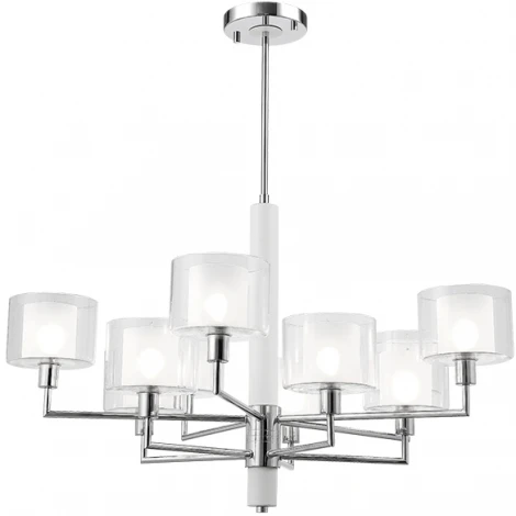 Потолочная люстра на штанге Crystal Lux Maestro SP-PL5+5 CHROME (220V)