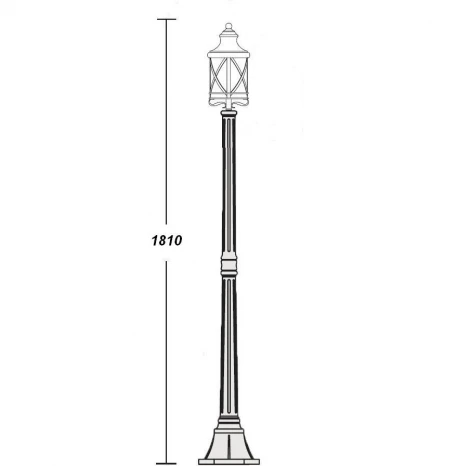 Наземный фонарь Oasis Light Lucerna Bg 84808