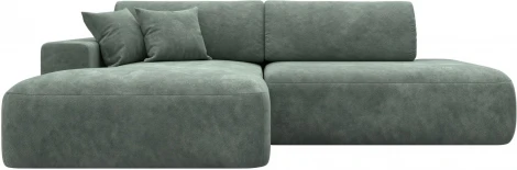 Диван угловой Лига-036 НПБ Модерн левый угол Лига Диванов (Велюр) арт.127766L