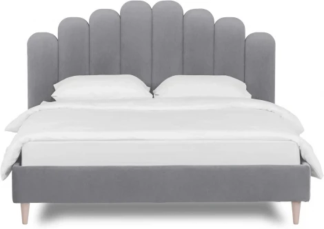 Кровать Queen II Sharlotta L 1600 ОГОГО (арт.577186), (Ткань/Серый)