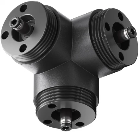 T-образный вертикальный коннектор для системы Shelf без ввода питания Maytoni Accessories for system Shelf CA016TC-B (24V)