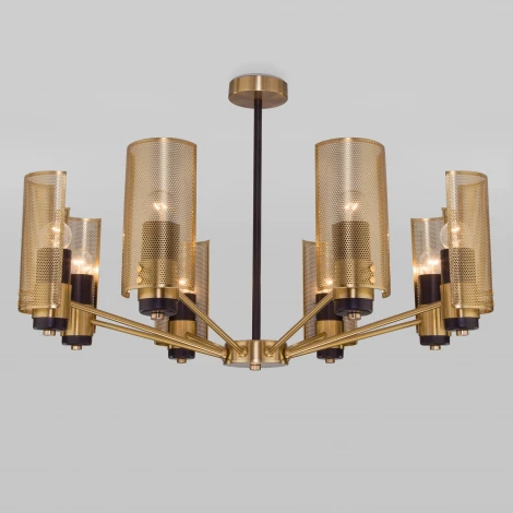 Потолочная люстра на штанге Eurosvet Grino 70139/8 латунь (220V)