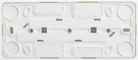 Розетка накладная тройная без заземления со шторками (белый) Systeme Electric Etude PA16-010B