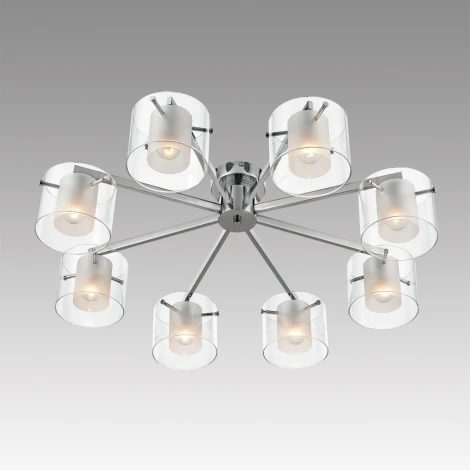 Потолочная люстра Lumion Verdi 8261/8C металл/стекло, хром/прозрачный E14 8*40W 220V