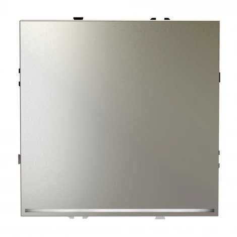 Проходной переключатель одноклавишный с подсветкой (шелк) Voltum S70 VLS010404