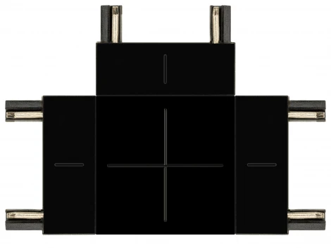 Коннектор Т-образный для магнитного шинопровода ЭРА TRM-S5-CT BK