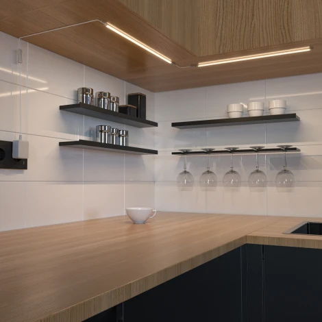 Мебельный светильник Elektrostandard Kit LTB74 белый (LED, 220V, выключатель)