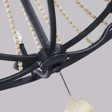 Подвесная люстра Feiss Nori FE-NORI6-DWZ (220V, на цепи, свеча)