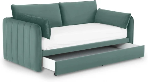 Кушетка Vicari ОГОГО (арт.815019), (Ткань/Бирюзовый)