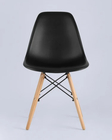Стул Eames Style DSW черный (разборный каркас) Stool Group арт.УТ000037601