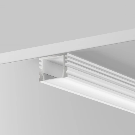 Алюминиевый профиль накладной 16x12, белый, 2 м, ALM-005-W-2M Maytoni 631006