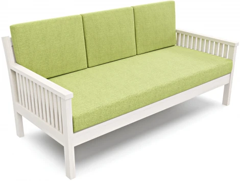 Диван Arsko Норман Б беленый дуб зеленая рогожка