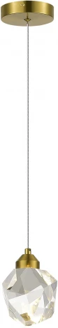 Подвесной светильник ST Luce Cascato SL6114.203.01 Золотистый/Прозрачный LED 1*3W 3000K