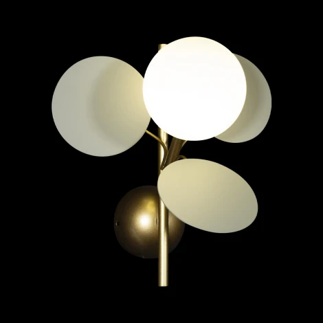 Бра Loft It Matisse 10008/1W Grey (220V, цветы, шар)