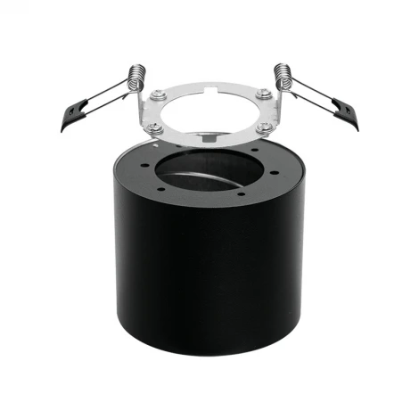 Точечный светильник накладной Wolta WSL-GX53/01BL под лампу GX53 Черный BASIC