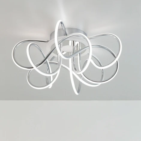 Потолочная люстра RGB Citilux Джемини Смарт CL229A151E (LED, 220V, умный дом - Алиса, Маруся, Сири)