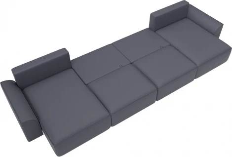 Диван п-образный Лига-048 НПБ лонг Лига Диванов (Экокожа) арт.128353