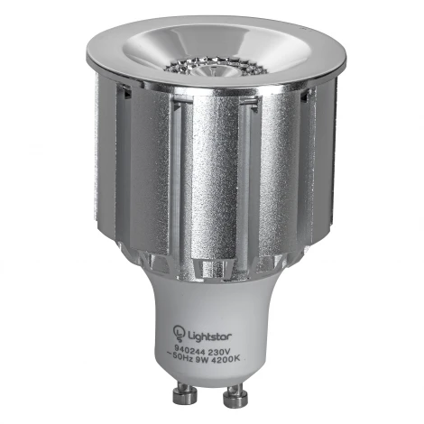 Лампочка светодиодная цилиндр прозрачная колба GU10 7 Вт 330 lm 4000K Lightstar 940234