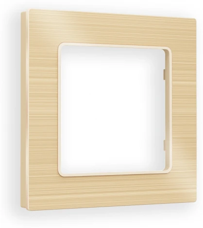 Рамка Ambrella Volt ALFA Platos (Шампань Металл шлифованный) 1-ая AF550301