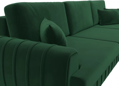 Диван угловой Лига-057 НПБ Лонг угол правый Лига Диванов (Велюр) арт.129299