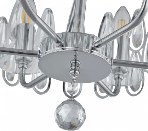 Потолочная люстра хрустальная на штанге Arte Milano Sorrento-2009 372009/6/80/490 CR (220V)