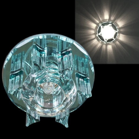 Встраиваемый точечный светильник Sneha 2020/B G9 CR+LBL (220V, круглые)