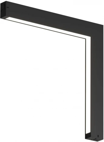 Трековый угловой светильник светодиодный однофазный 220V Denkirs Smart Linear DK8015-BK