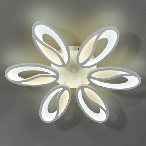 Потолочная люстра Escada Grain 10222/6LED 93W (регулировка яркости, 220V, цветы)