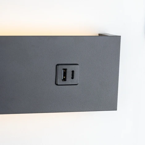 Настенный светильник LED с USB со спотом для чтения с выключателем Citilux Декарт CL704461 (220V)