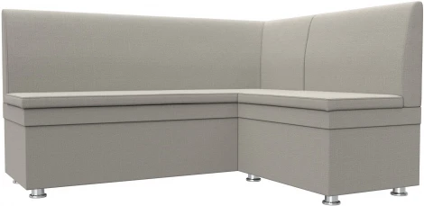 Диван кухонный угловой Уют правый угол (Бежевый/Рогожка) Лига Диванов арт.124130