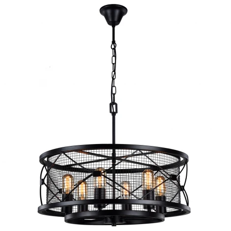 Подвесная люстра Favourite Mesh 1783-6P (220V, на цепи, подсвечник, свеча)