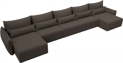 Диван п-образный Лига-051 НПБ МегаЛонг Лига Диванов (Рогожка) арт.128673