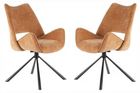 Стул Hesby Vestby (комплект 2 шт) рыжий, черный