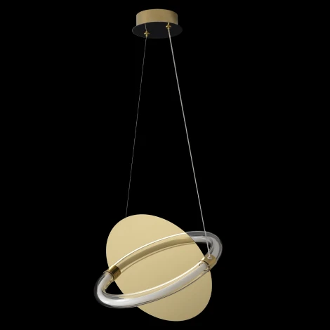 Подвесной светильник светодиодный с пультом Crystal Lux NEBULA SP22W LED GOLD