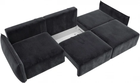 Диван прямой Лига-051 НПБ Лонг Лига Диванов (Велюр) арт.128642