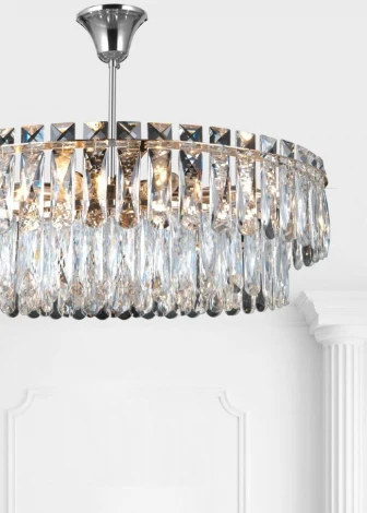 Потолочная люстра на штанге Lumien Hall Kristin LH0066/8C-CR-CL