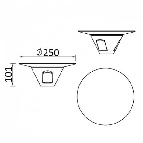 Настенный светильник уличный Oasis Light W1875 S