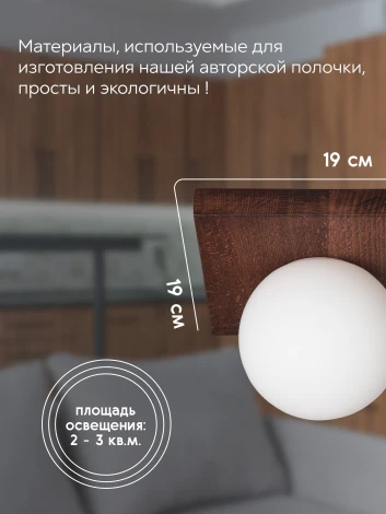 Потолочный светильник прямоугольный Мелодия Света SS1N 000036804