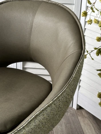 Стул ANABEL 360 град. поворот Зеленый F07-003-01 / MONTECRISTO 8421 / серый каркас, ®DISAUR (арт.621M05765)