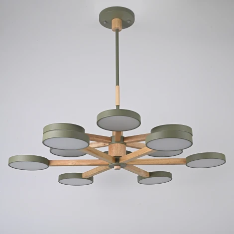 Потолочная люстра Wi-Fi на штанге Turna Dbl L12 Hacks By ImperiumLoft Turna-Dbl01 (LED, 220V, голосовое управление, умный дом - Алиса)