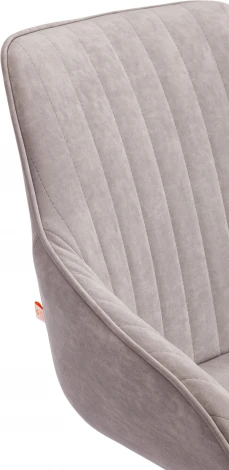 Компьютерное кресло игровое Tetchair DUBLIN (Велюр/Светло-серый)