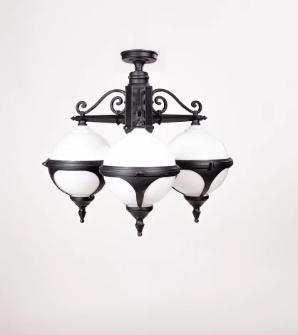 Потолочный светильник уличный Oasis Light VENA 88470A/3 Bl (220V, фонарь, шар, IP44)