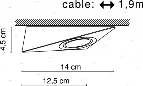 Мебельный светильник Globo Down Lights 1205-3LED