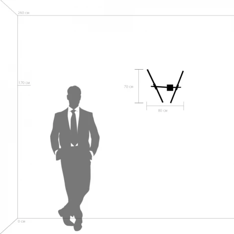 Бра Lightstar Struttura 742627 (220V)