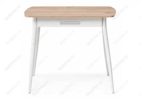 Стол Woodville Ревари эврика / белый 481889