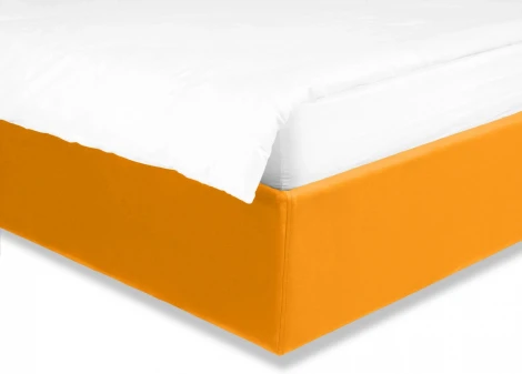 Кровать Queen Agata Lux ОГОГО (арт.636844), (Ткань/Желтый)