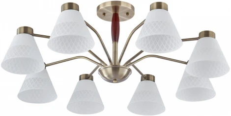 Потолочная люстра на штанге Arte Milano Napoli-6350 336350/8 AB (220V)