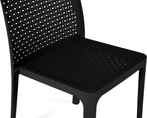 Стул уличный Bottega ОГОГО Обстановочка! (Пластик/Черный) арт.926936