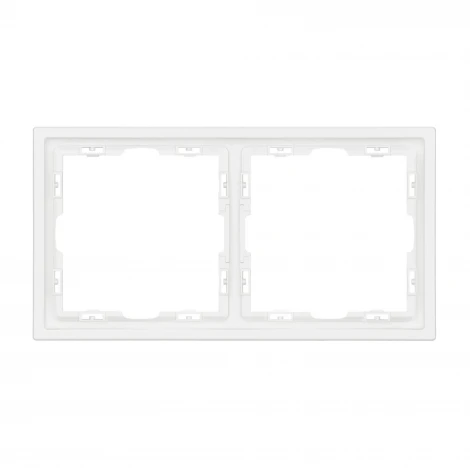 Рамка пластиковая FRM-NOBE-SFPL-2-WH (Arlight) 054215